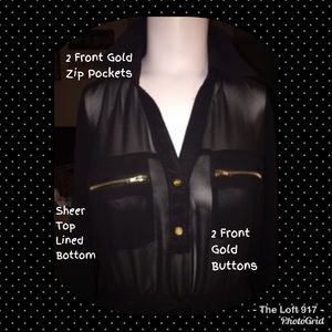 🌚Black Sheer Top Rue 21 Dress🌚